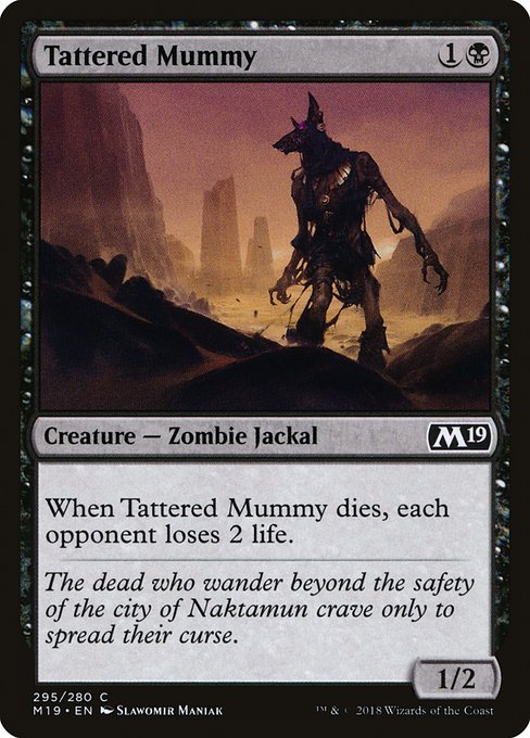 Magic the Gathering Card - Tattered Mummy - MTG Circle