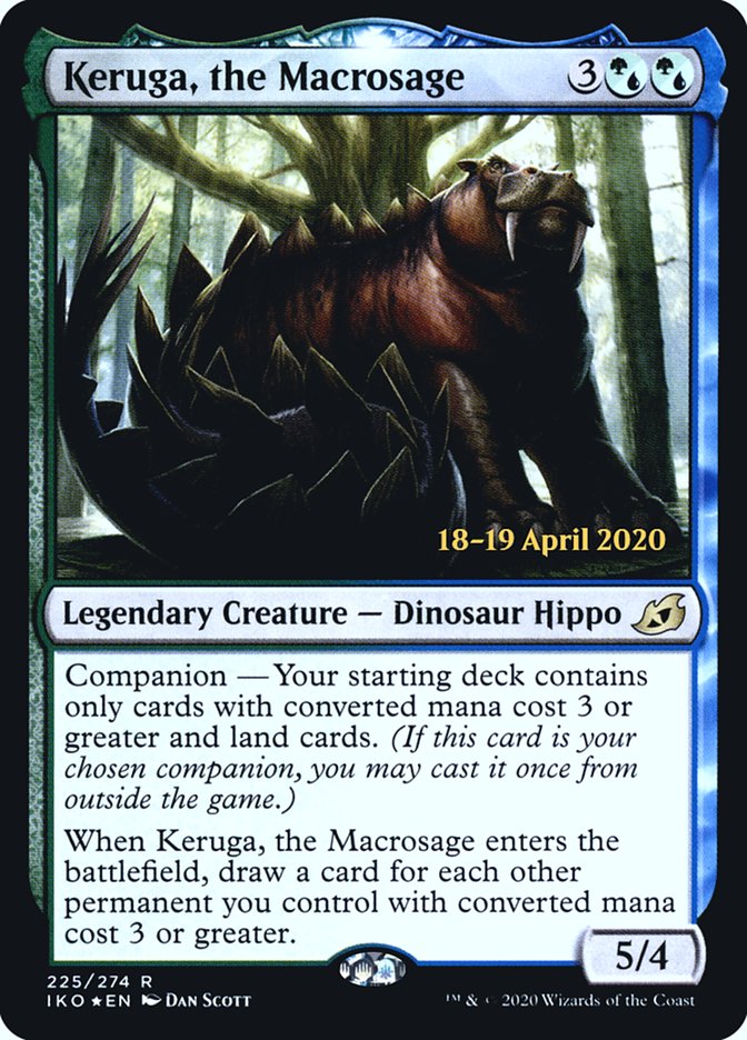Magic the Gathering Card - Keruga, the Macrosage - MTG Circle