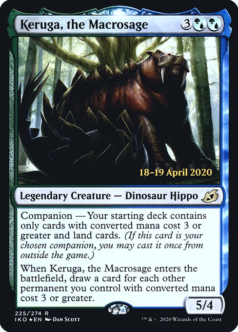 Magic the Gathering Card - Keruga, the Macrosage - MTG Circle
