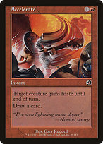 Magic the Gathering Card - Accelerate - MTG Circle
