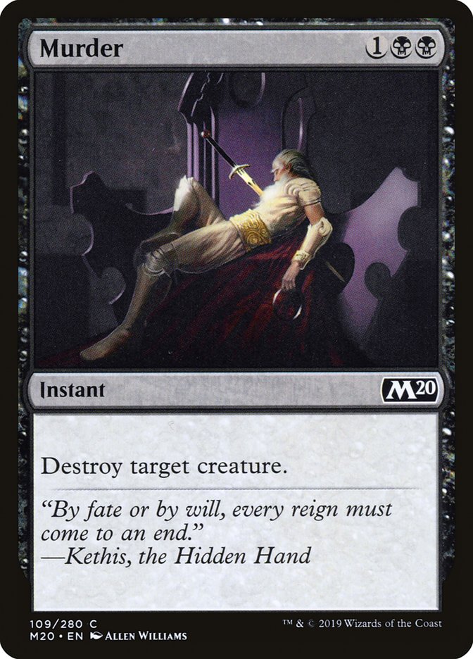 Magic the Gathering Card - Murder - MTG Circle