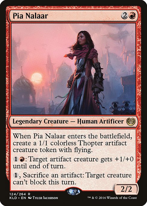 Magic the Gathering Card - Pia Nalaar - MTG Circle
