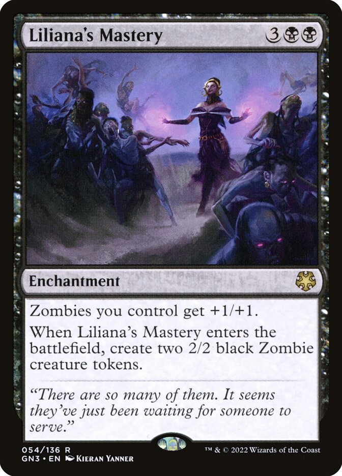 Magic the Gathering Card - Liliana's Mastery - MTG Circle