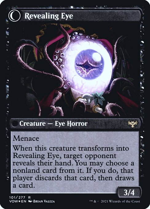 Magic the Gathering Card - Revealing Eye - MTG Circle