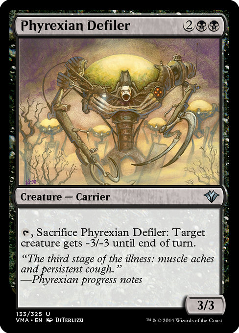 Magic the Gathering Card - Phyrexian Defiler - MTG Circle