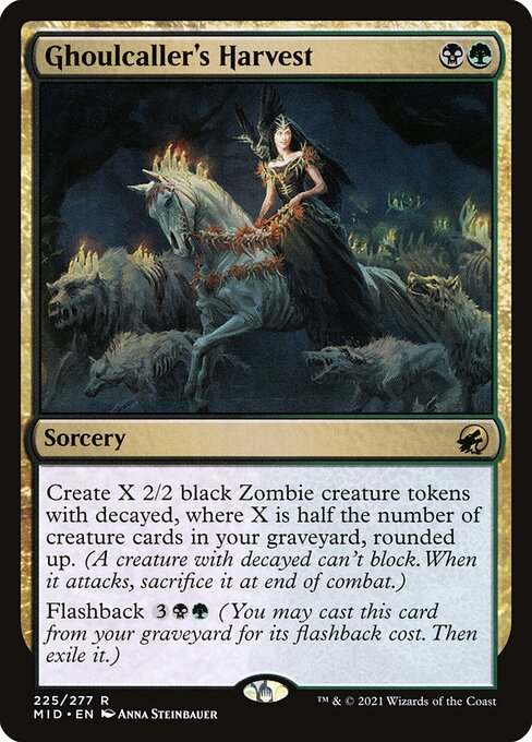 Magic the Gathering Card - Ghoulcaller's Harvest - MTG Circle