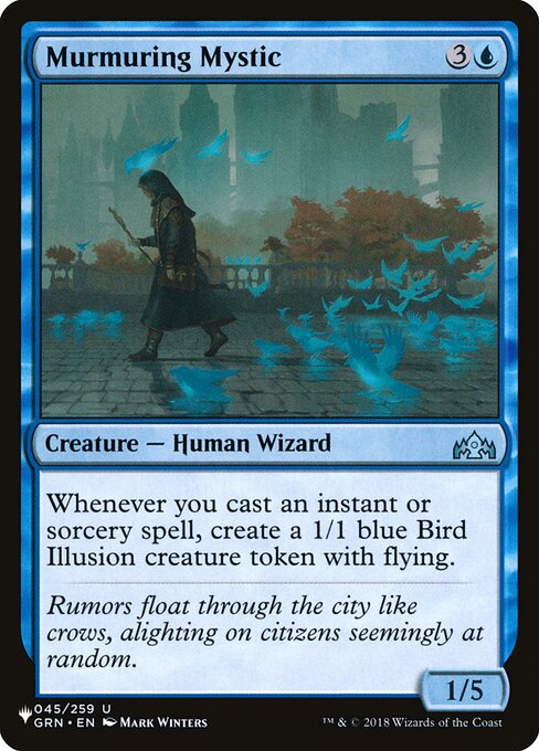 Magic the Gathering Card - Murmuring Mystic - MTG Circle
