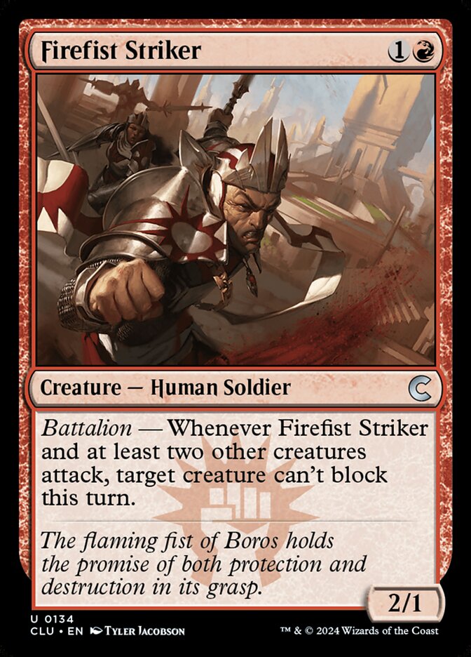 Magic the Gathering Card - Firefist Striker - MTG Circle