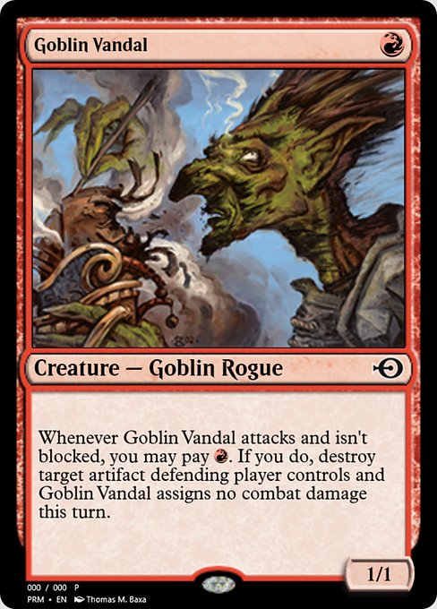 Magic the Gathering Card - Goblin Vandal - MTG Circle