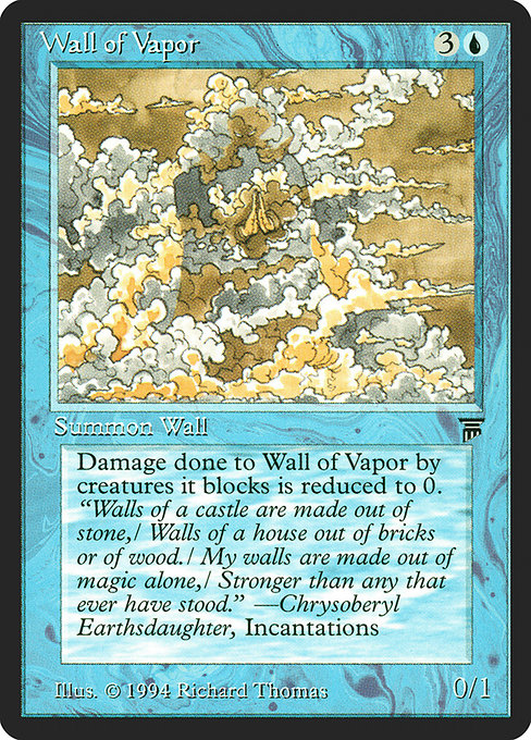 Magic the Gathering Card - Wall of Vapor - MTG Circle
