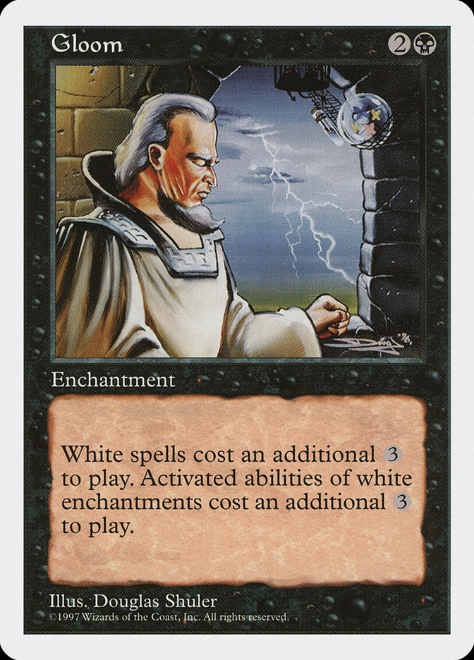 Magic the Gathering Card - Gloom - MTG Circle
