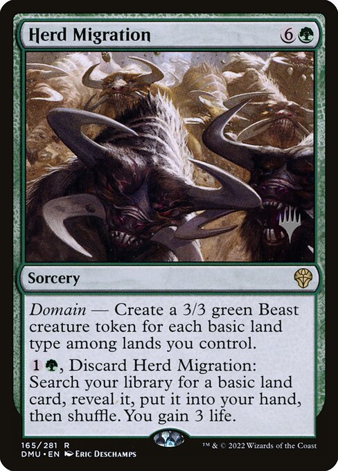 Magic the Gathering Card - Herd Migration - MTG Circle