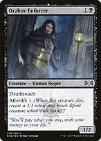 Magic the Gathering Card - Orzhov Enforcer - MTG Circle