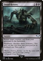 Magic the Gathering Card - Dread Return - MTG Circle