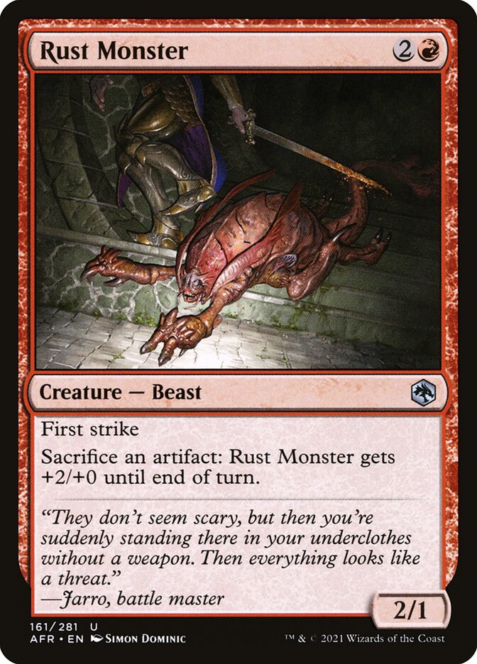 Magic the Gathering Card - Rust Monster - MTG Circle
