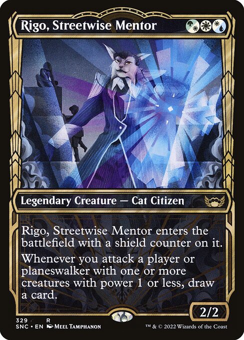Magic the Gathering Card - Rigo, Streetwise Mentor - MTG Circle