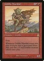 Magic the Gathering Card - Goblin Marshal - MTG Circle