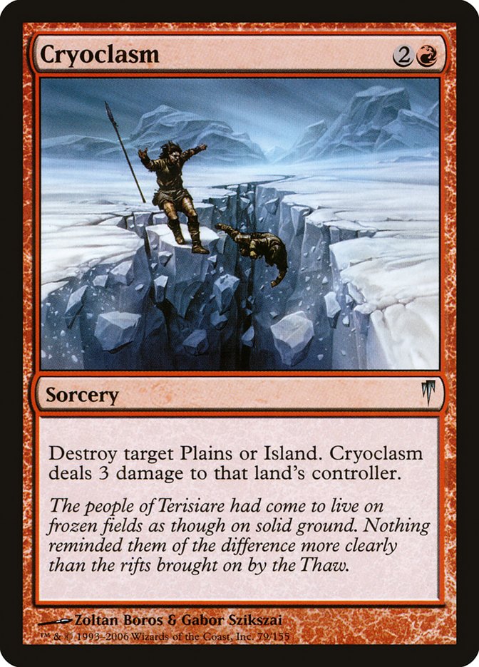 Magic the Gathering Card - Cryoclasm - MTG Circle