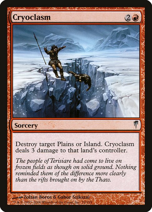 Magic the Gathering Card - Cryoclasm - MTG Circle