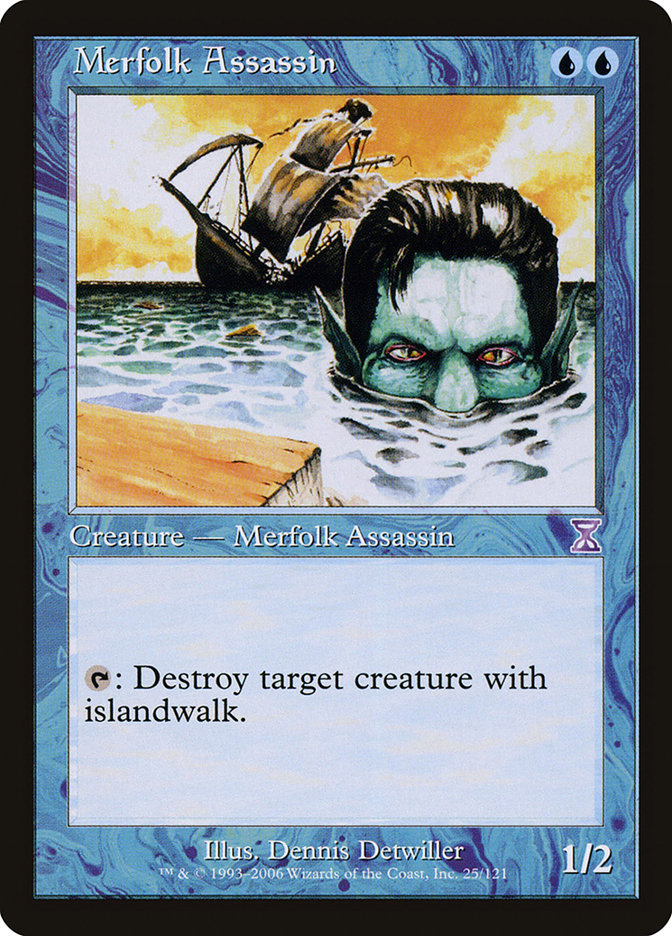 Magic the Gathering Card - Merfolk Assassin - MTG Circle