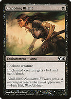 Magic the Gathering Card - Crippling Blight - MTG Circle