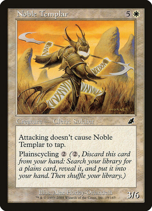 Magic the Gathering Card - Noble Templar - MTG Circle