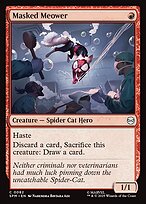 Magic the Gathering Card - Masked Meower - MTG Circle
