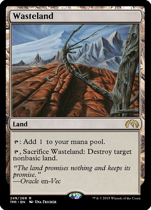 Magic the Gathering Card - Wasteland - MTG Circle