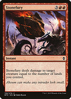 Magic the Gathering Card - Stonefury - MTG Circle