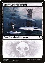 Magic the Gathering Card - Snow-Covered Swamp - MTG Circle