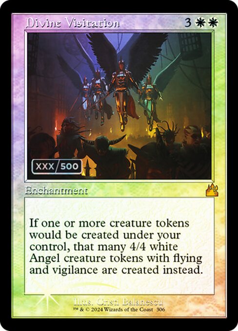 Magic the Gathering Card - Divine Visitation - MTG Circle
