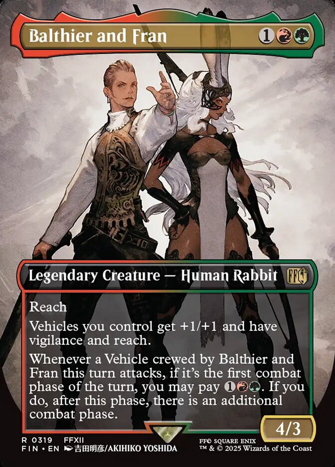 Magic the Gathering Card - Balthier and Fran - MTG Circle