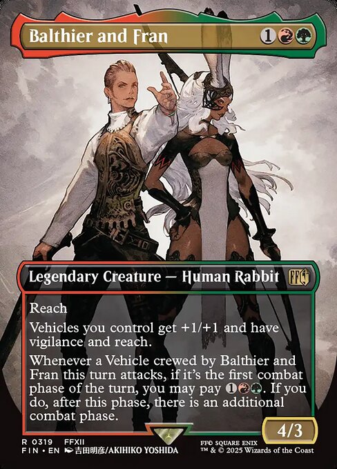 Magic the Gathering Card - Balthier and Fran - MTG Circle