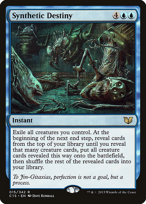 Magic the Gathering Card - Synthetic Destiny - MTG Circle