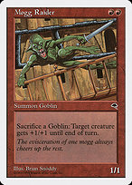 Magic the Gathering Card - Mogg Raider - MTG Circle