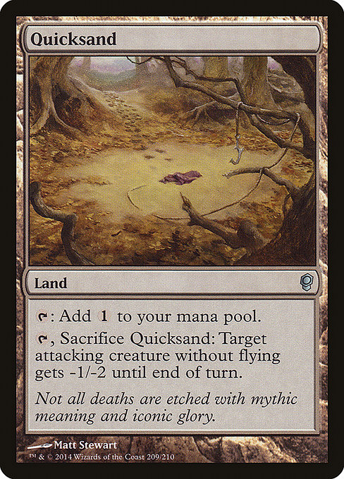 Magic the Gathering Card - Quicksand - MTG Circle