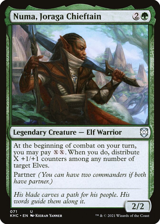 Magic the Gathering Card - Numa, Joraga Chieftain - MTG Circle