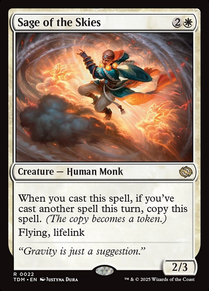 Magic the Gathering Card - Sage of the Skies - MTG Circle