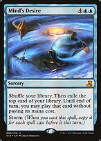 Magic the Gathering Card - Mind's Desire - MTG Circle