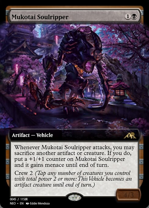 Magic the Gathering Card - Mukotai Soulripper - MTG Circle