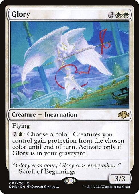 Magic the Gathering Card - Glory - MTG Circle