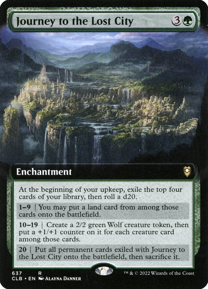 Magic the Gathering Card - Journey to the Lost City - MTG Circle