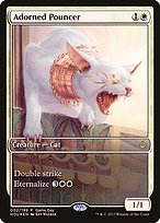 Magic the Gathering Card - Adorned Pouncer - MTG Circle