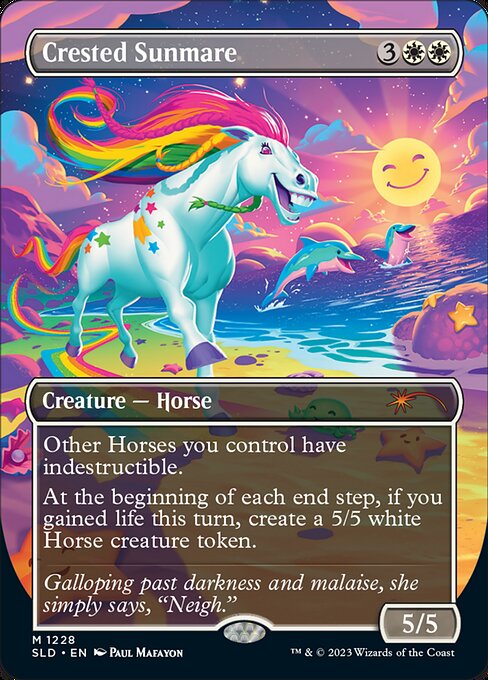Magic the Gathering Card - Crested Sunmare - MTG Circle