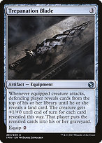 Magic the Gathering Card - Trepanation Blade - MTG Circle