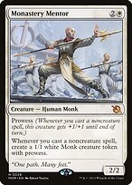 Magic the Gathering Card - Monastery Mentor - MTG Circle