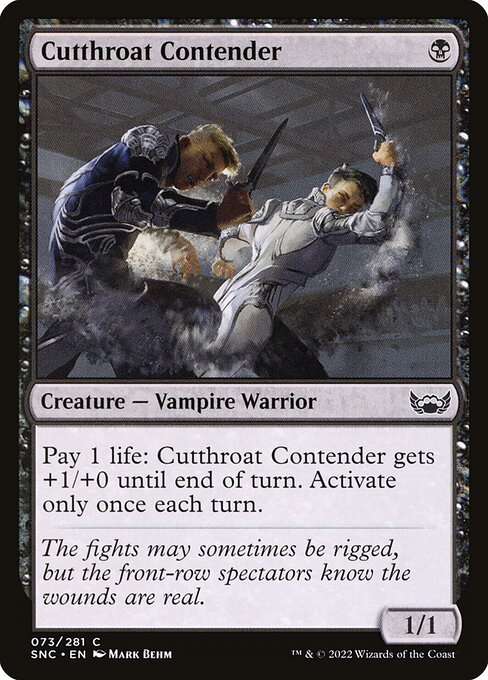 Magic the Gathering Card - Cutthroat Contender - MTG Circle