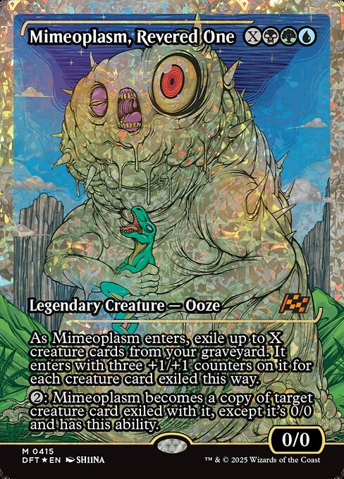 Magic the Gathering Card - Mimeoplasm, Revered One - MTG Circle