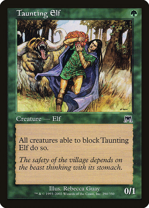 Magic the Gathering Card - Taunting Elf - MTG Circle