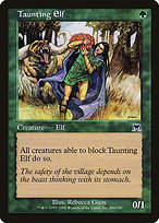 Magic the Gathering Card - Taunting Elf - MTG Circle